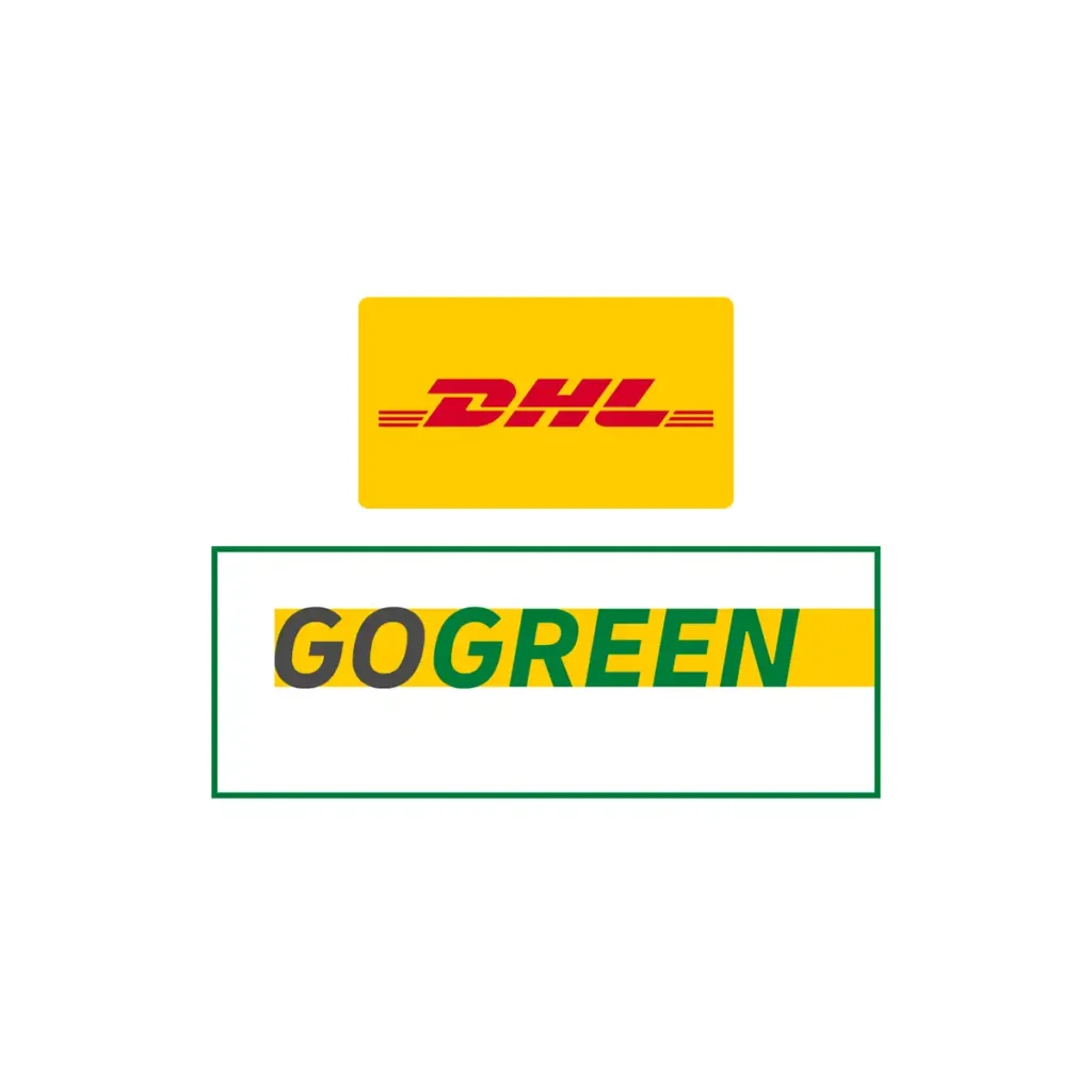 Zwei Logos von zwei Versanddienstleistern, die von ADL zum Versand genutzt werden.